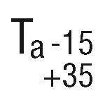 Ta=-15°C to 35°C