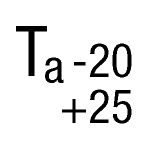 Ta= -20 to +25