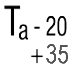 Ta = -20 to +35