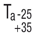 Ta = -25 to 35