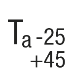 Ta = -25 to +45