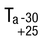 Ta=-30 to +25