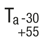 Ta = -30 to +55