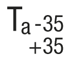 Ta= -35 to +35