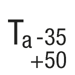 Ta= -35 to +50