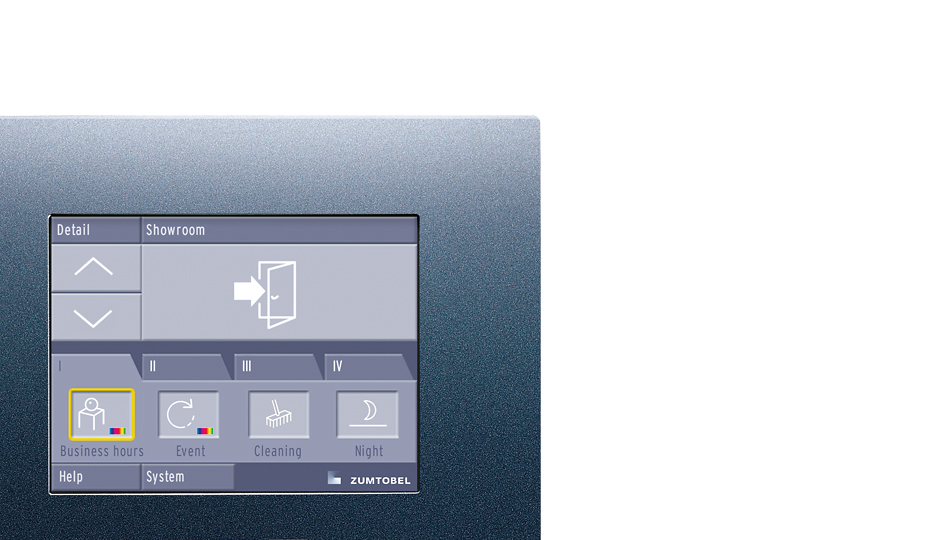 LUXMATE EMOTION lighting management system Zumtobel